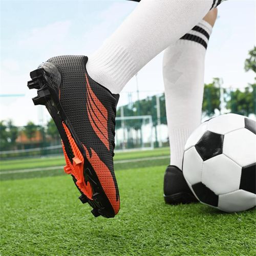 KANGERDUN Soccer Shoes Mens Cleats Outdoor Professional Training Turf Football Boots Breathable Athletic Sneaker for AG-Black/Rad Item | Buy KANGERDUN Soccer Shoes Mens Cleats Outdoor Professional Training Turf Football Boots Breathable Athletic Sneaker for AG-Black/Rad | SPOP Enterprise Global